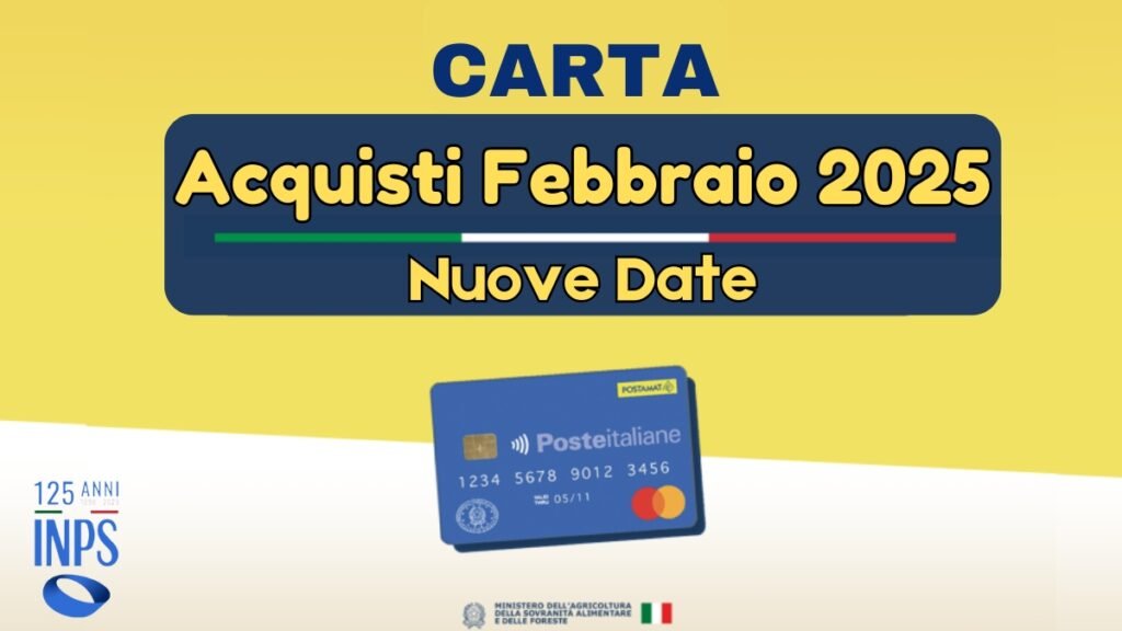 Carta Acquisti febbraio 2025: al via i pagamenti